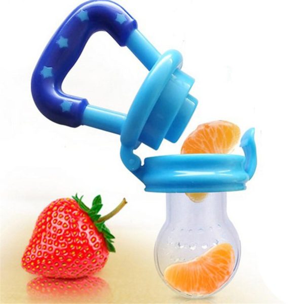 Food Pacifier + Feeder Spoon ( Random Color)