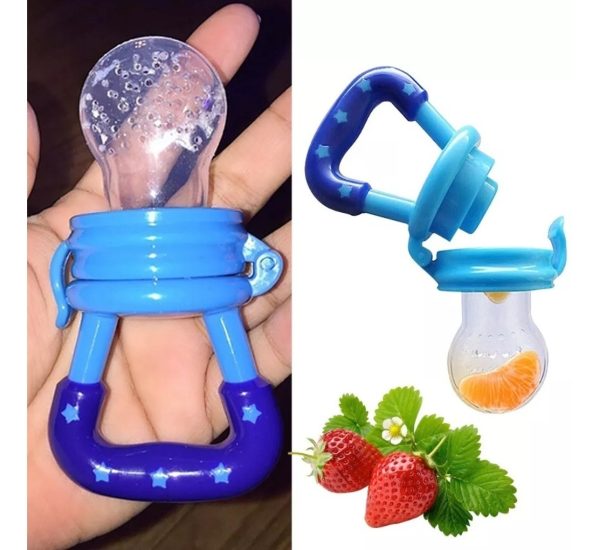 Food Pacifier + Feeder Spoon ( Random Color)
