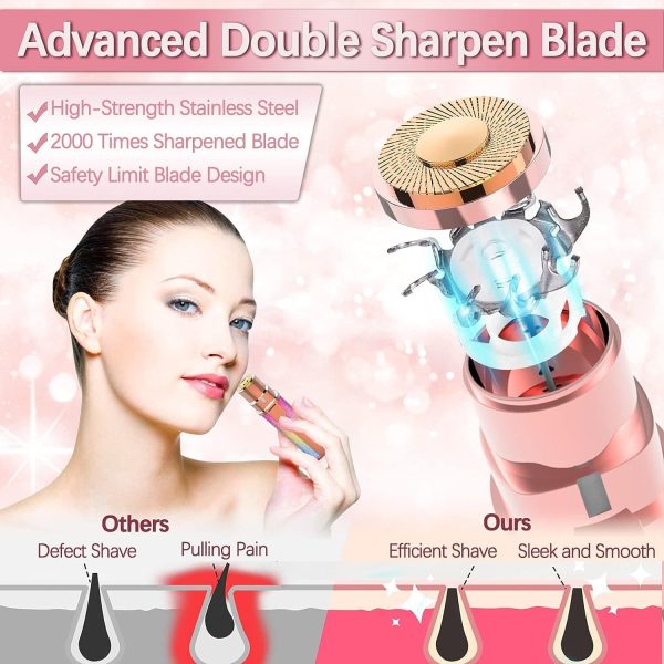 2 In 1 Flawless Hair Remover Hair Remover Trimmer For Women
