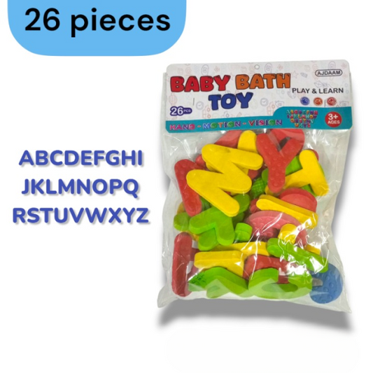 Eva Alphabets Bath Toys For Kids 26 pieces