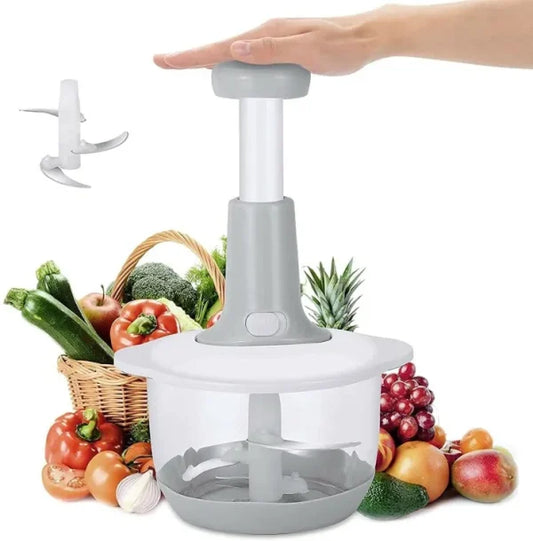 Multi-functional Vegetable Meat Grinder, Chopper -2 Liter (random Color)