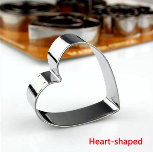 12-piece Stainless Steel Cookie Cutter Set