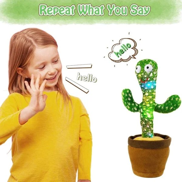 Dancing Cactus Toy Rechargeable – With Cap