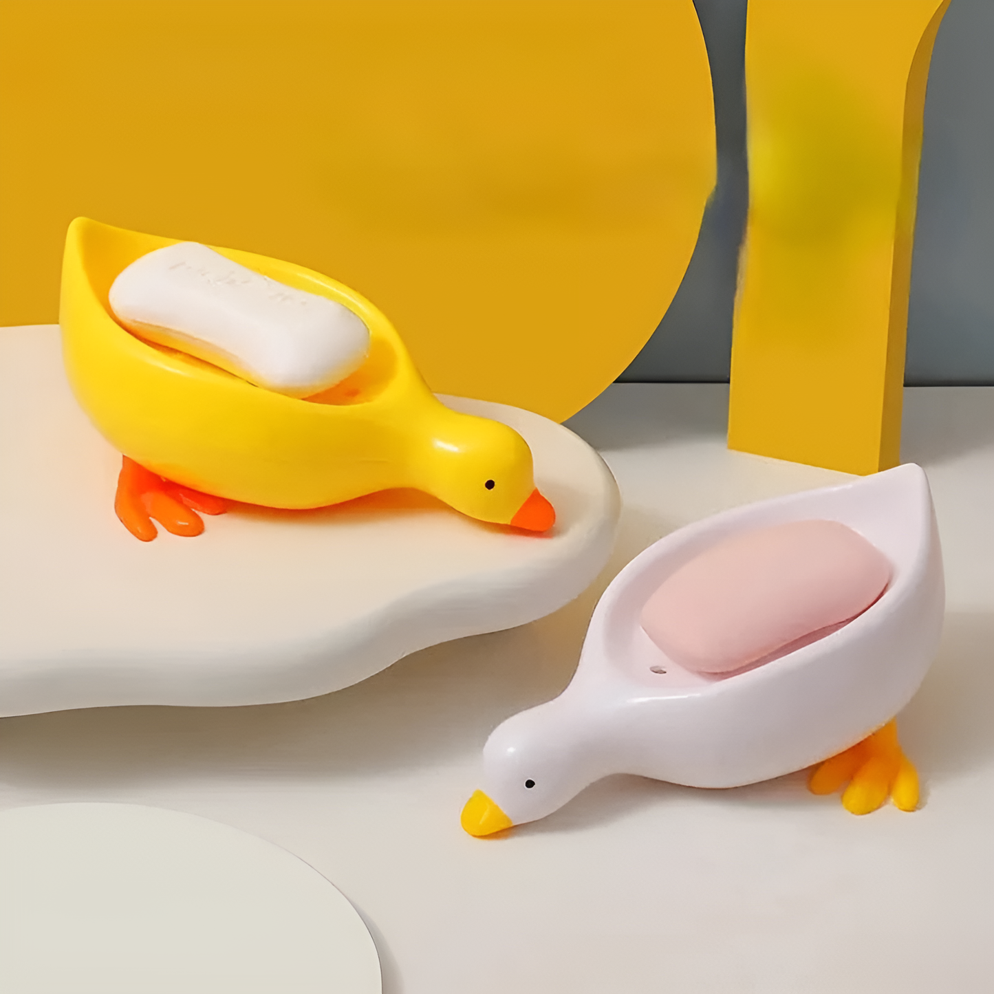 1 Pc Duck Soap Holder,(random Color)